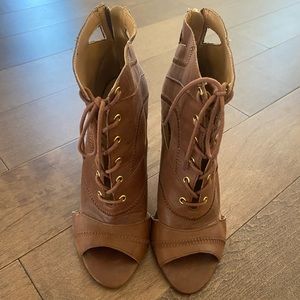 Nine West open toe heels